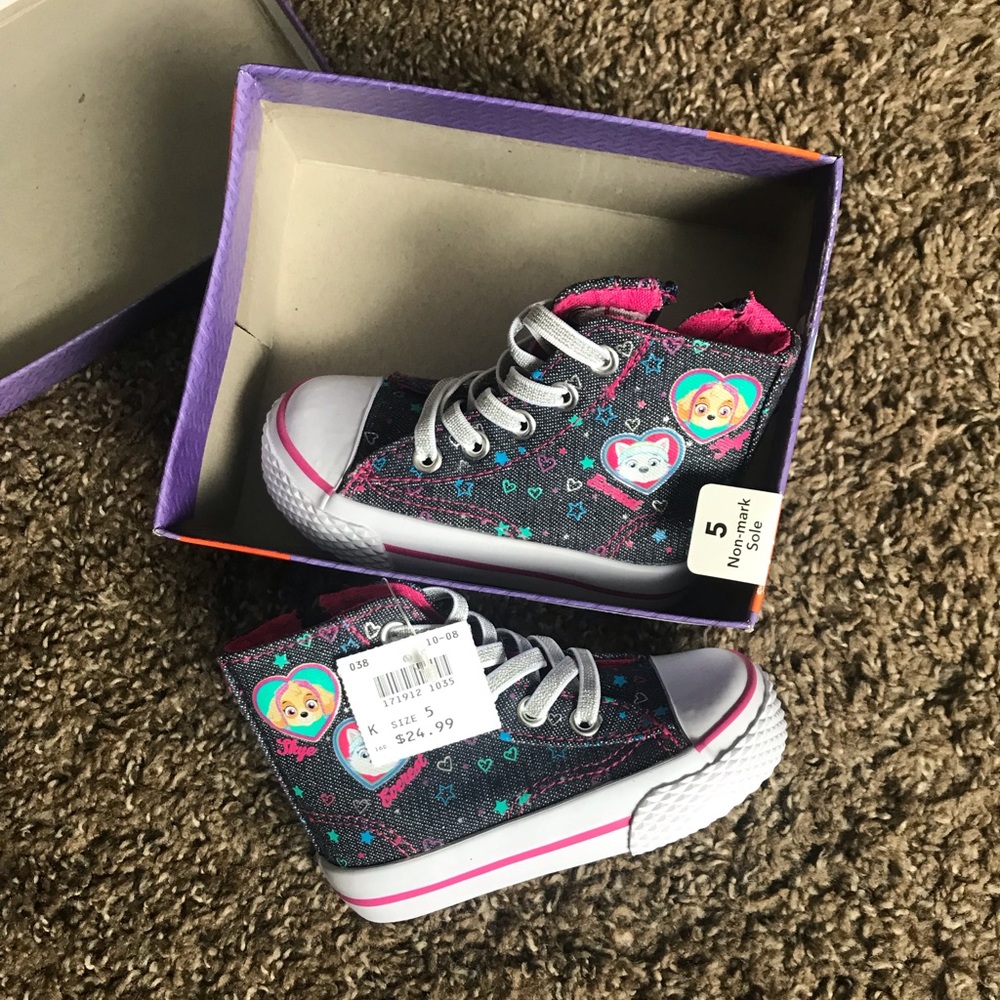 Size 5 Converse Paw Patrol Shoes